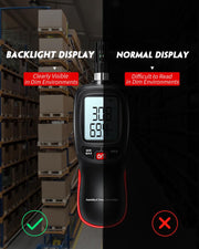 LABART Digital Thermometer Hygrometer Monitor with Dew Point and Wet Bulb Temperature